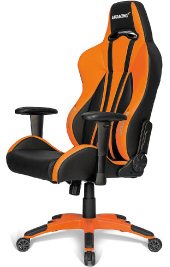 Der AKRacing Premium Plus in der Farbe orange.