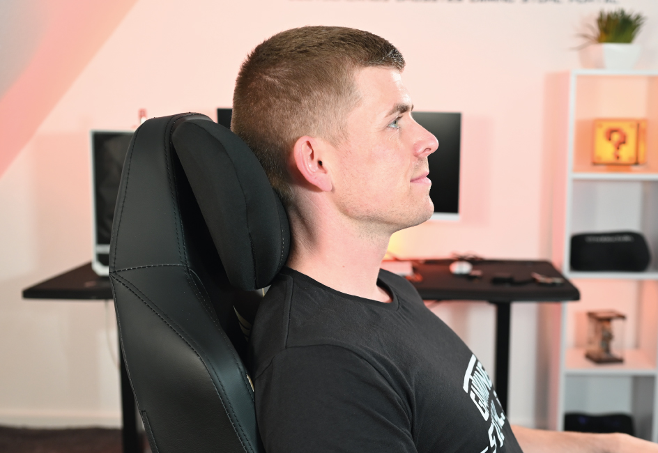 Höhe des Nackenkissens bei 189cm Körpergröße