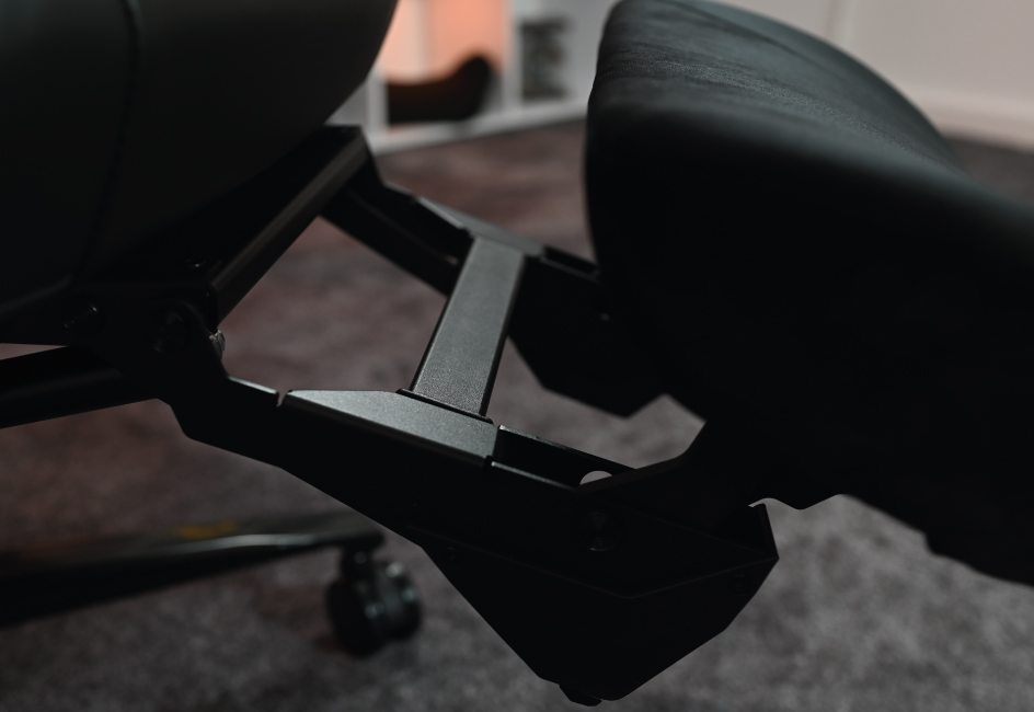 Metallgestänge der Beinauflage