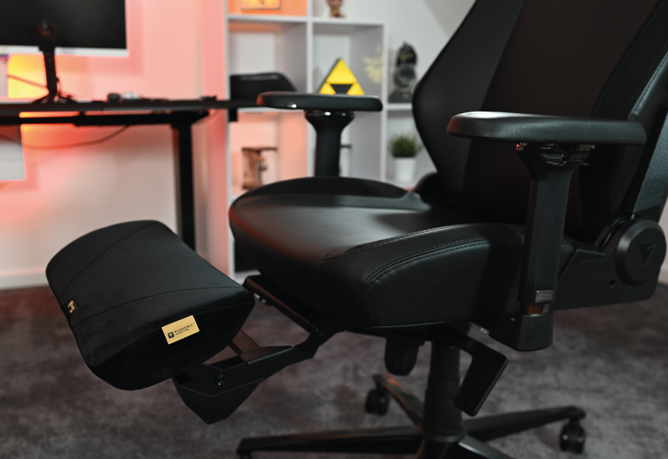 Beinauflage von Secretlab ausgeklappt